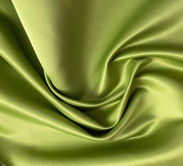Satin uni grün