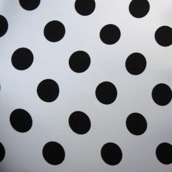 Polyester Punktmuster weiss