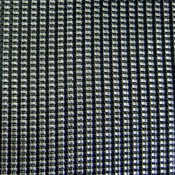 Polyester Netz Karo silber