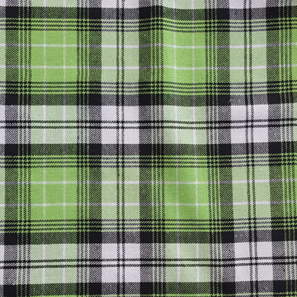Polyester Karo grün