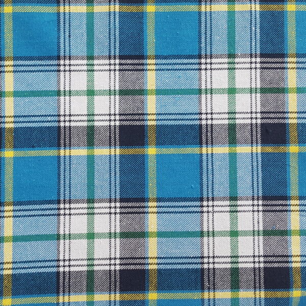 Polyester Karo blau
