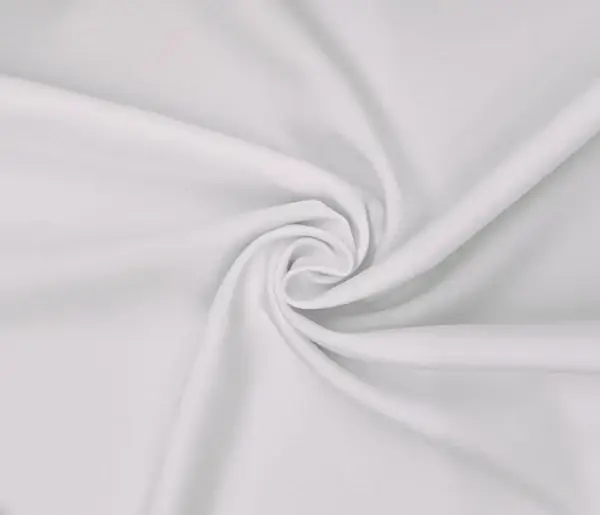 Gabardine uni weiss