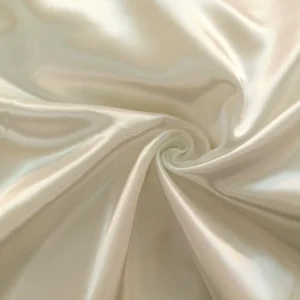 satin-écru-polyester-stoff
