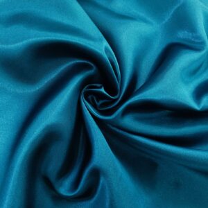 satin-petrol-polyester-stoff