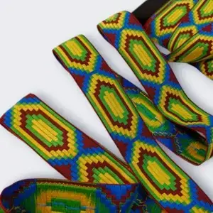 gelbe-jacquardborte-ethno-meksiko-style-accessoires
