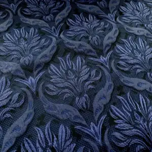 jacquard-stoff-blau-ornament-muster-schwarz-floral-edel-festlich-dekostoff