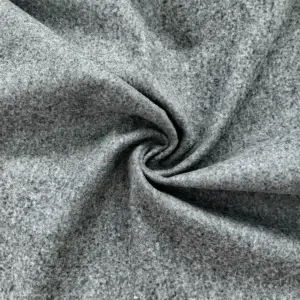 flanell-stoff grau-meliert-schwerer-uni-stoff-in-woll-optik