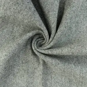 uni-grau-fischgrat-muster-mantel-stoff