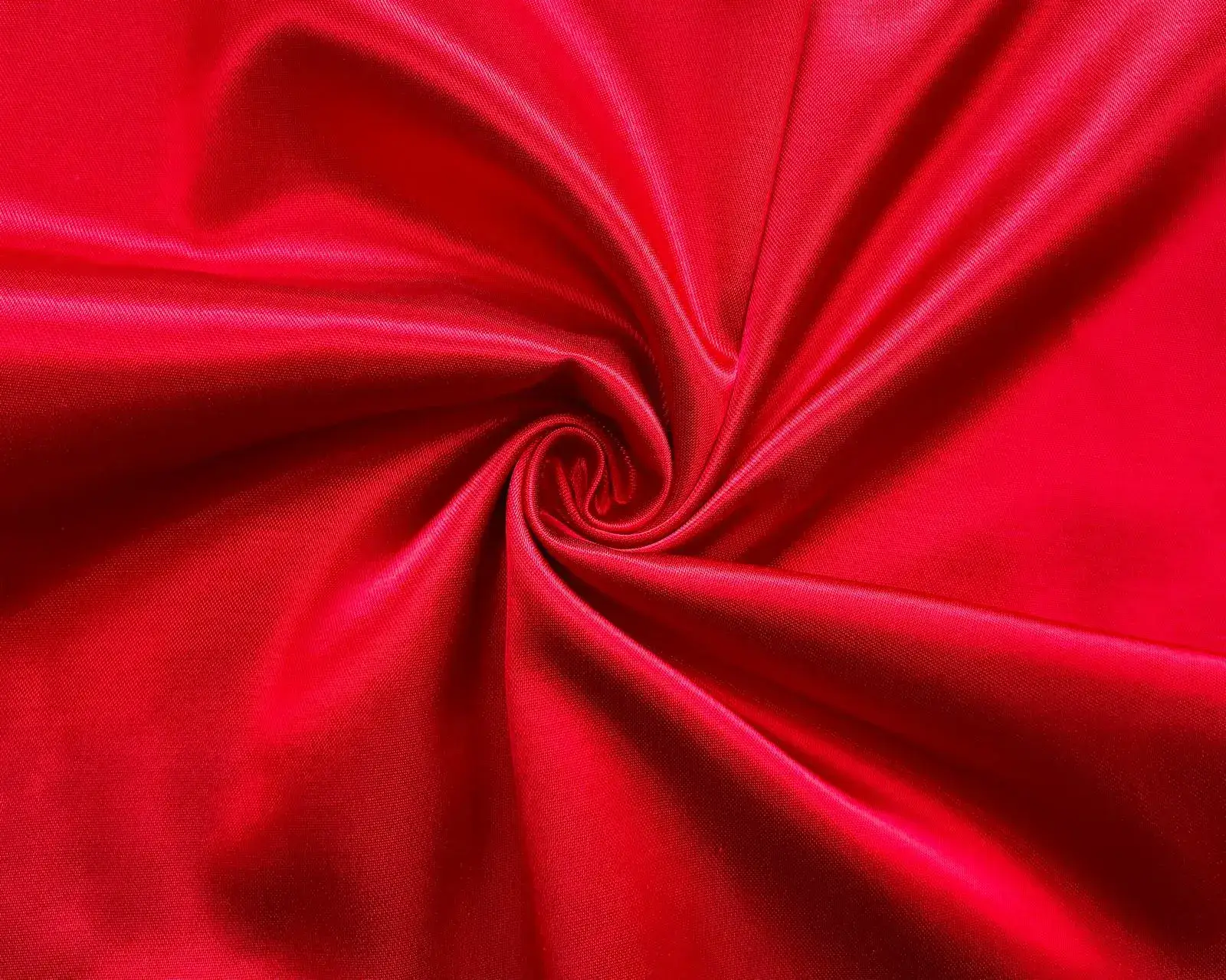 Fasnachts-Satin Stoff uni rot
